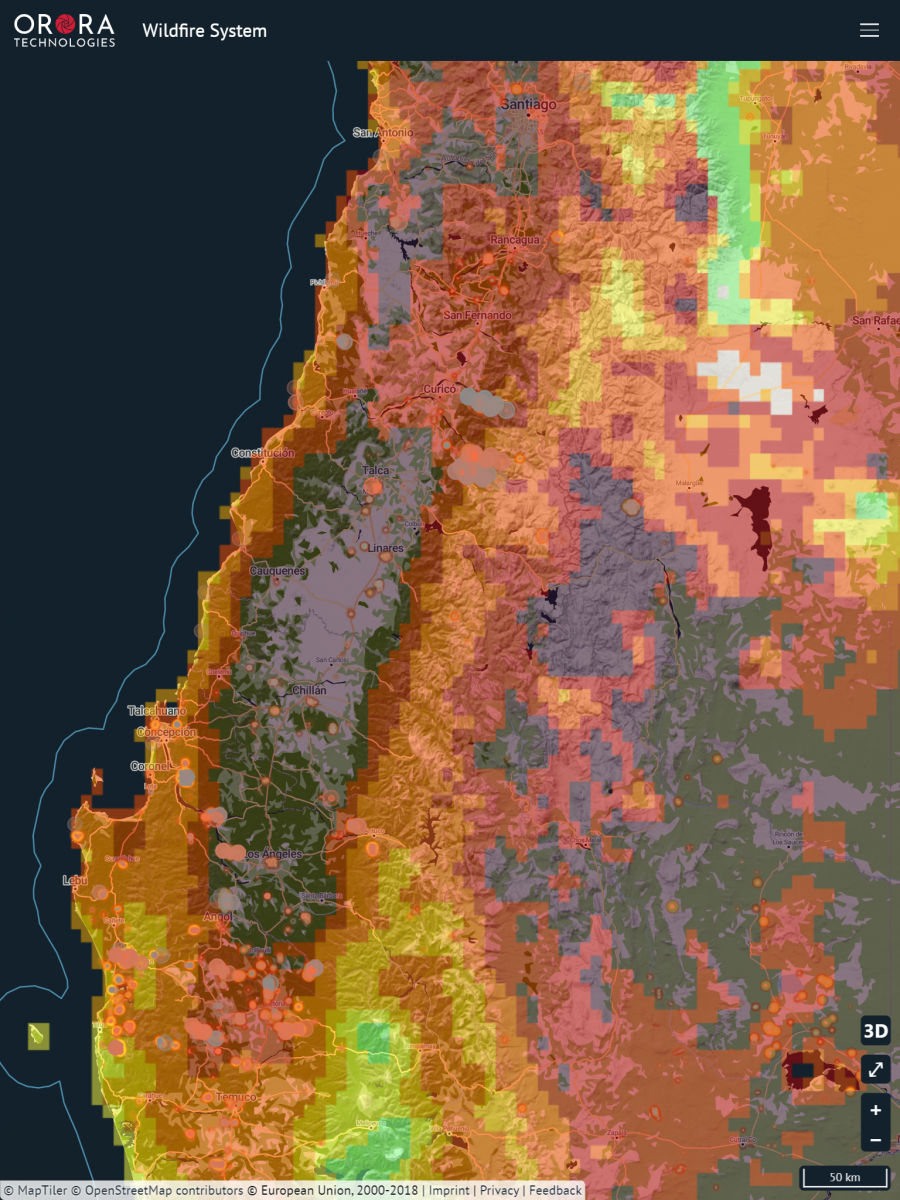 OroraTech Launches Commercial Wildfire Detection System